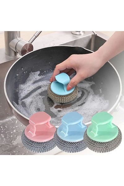 Yenimiyeni Ball Scourer with Handle