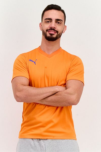 Puma Men Sportswear Fit Short Sleeve Training T-Shirt, Orange
