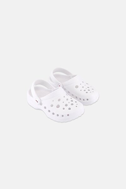 Woz Kids Boy Slip On Clogs, White