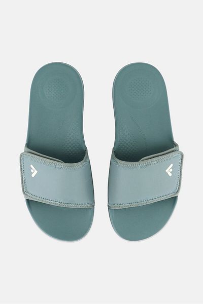 Fitflop Men Slip On Slides, Grey