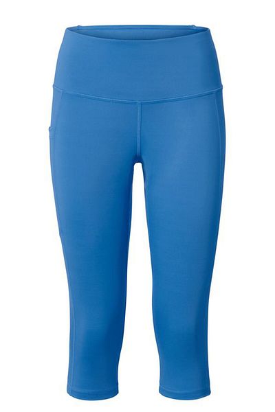 Tchibo Women Sportswear Fit 3/4 Running Cropped Tights, Blue