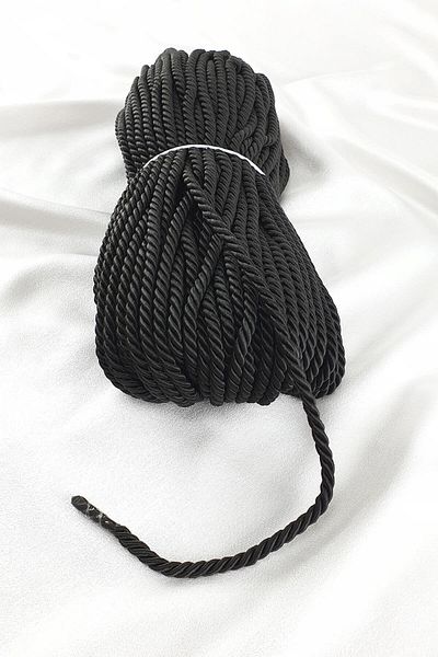 Hayalperest boncuk Μαύρο κορδόνι πλάτους 8 mm
