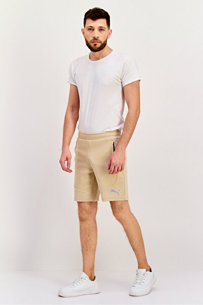 Puma Men Sportswear Fit Drawstring Outdoor Shorts, Beige