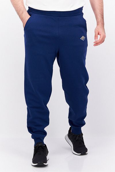 Esprit Men Regular Fit Brand Logo Sweatpants, Blue