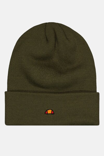 Ellesse Men Embroidered Logo Beanie, Khaki