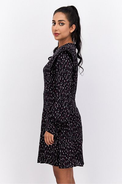 Scotch & Soda Women Allover Print Mini Dress, Black