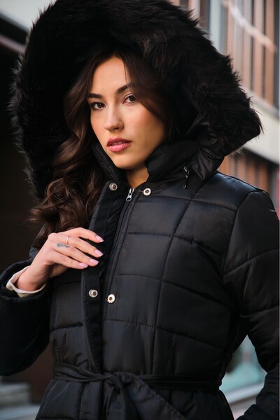 Mothermood Günlük Kışlık Tam Boy Şişme Kadın Özel Günlük Mont