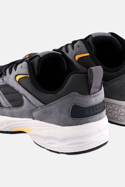 RBX Men Lace Up Running Shoes, Dark Grey