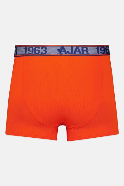 Pajar Men 3 Pieces Brand Logo Boxer Brief, Orange Combo