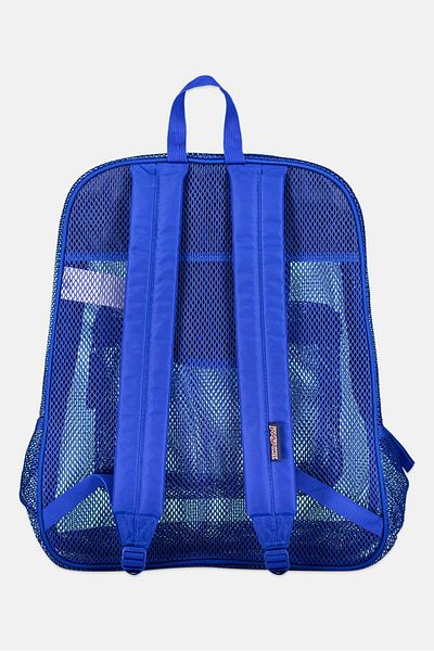 Jansport Kids Boy Brand Logo Mesh Back Pack 45 H x 37 L x 17 W cm, Blue
