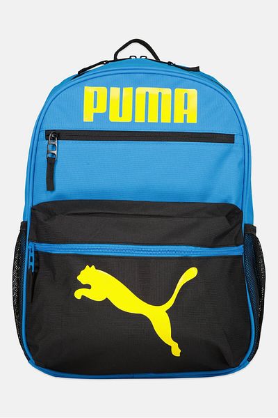 Puma Kids Boy Brand Logo Backpack 40 H x 28 L x 12 W cm, Blue