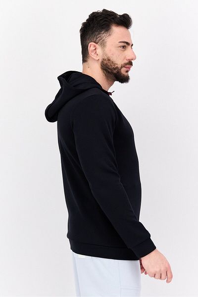 SKECHERS Men Sportswear Fit Long Sleeve Outdoor Hooded Jacket, Black