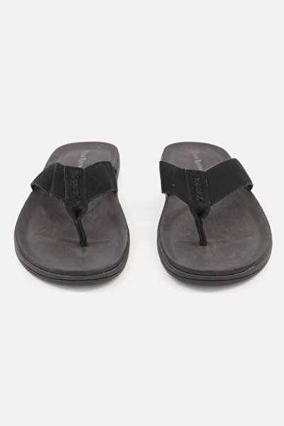 Reef Men Medium Riley Slip On Flip Flop, Black