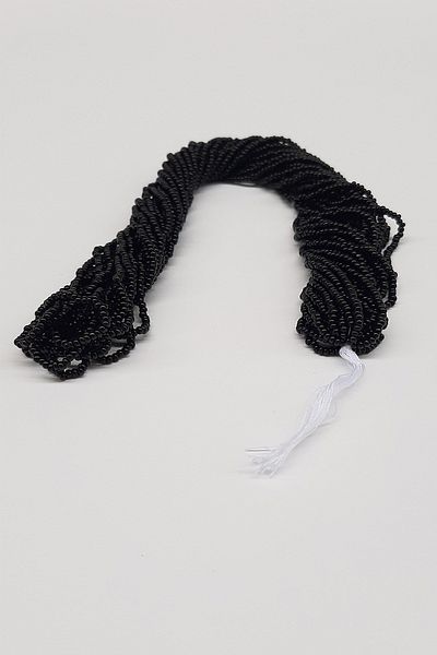 Hayalperest boncuk Shiny Syiah String Sand Bead