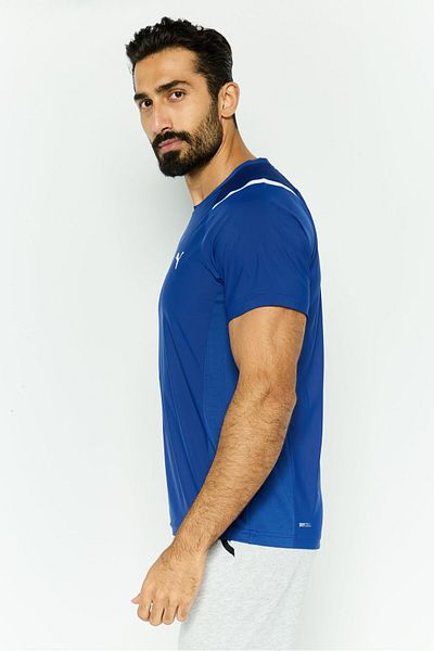 Puma Men Sportswear Fit Short Sleeve Training T Shirt, Blue