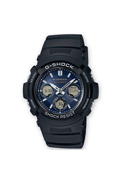 Casio Mens Watch Awg-m100sb-2aer, Quartz, 46mm, 20atm