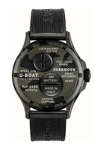U-BOAT Mens Watch 9550, Quartz, 44mm, 5ATM