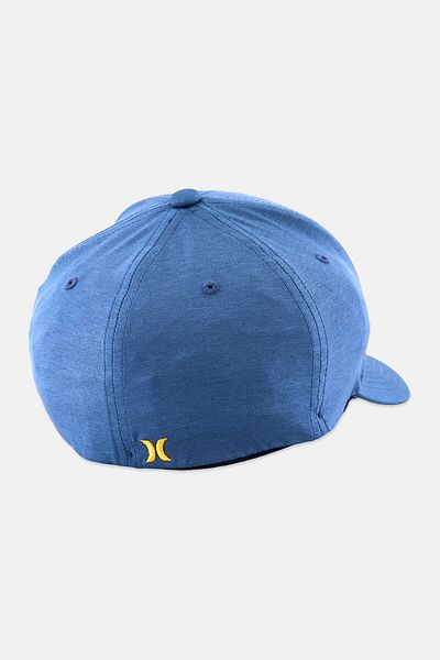 Hurley Men Flex Fit Brand Logo Cap, Slate Blue