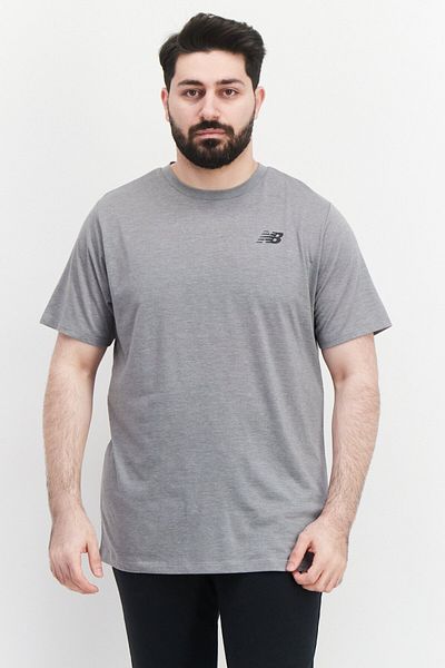 New Balance Men Sportswear Fit Short Sleeves Training T-shirt, Grey