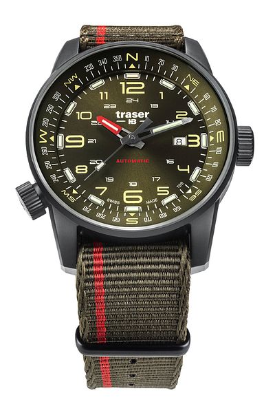 Traser H3 Ανδρικό Ρολόι Traser 110456, Αυτόματο, 46mm, 10ATM