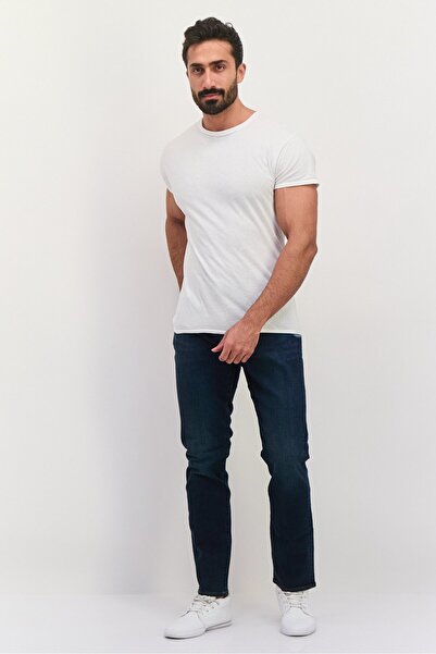 GAP Men Slim Fit Plain Stretchable Denim, Navy