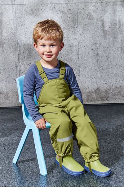 Tchibo Kids Boy Plain Rain Trouser Pant, Green