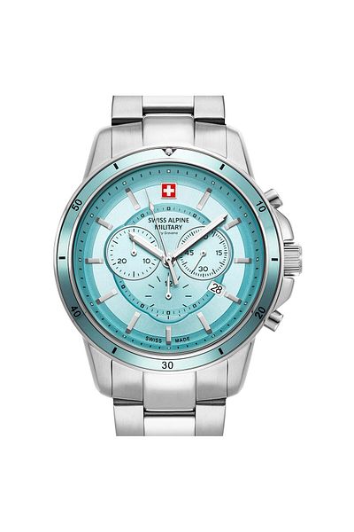 Swiss Alpine Military Mens Watch Swiss Military 7089.9131, Quartz, 44mm, 10atm