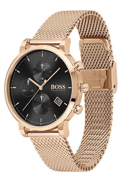 Hugo Boss Ανδρικό ρολόι Hugo Boss 1513808, Quartz, 43mm, 3ATM