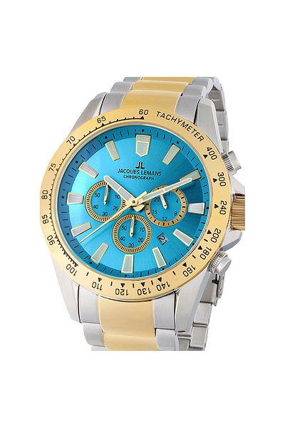 Jacques Lemans Ανδρικό ρολόι Jacques Lemans 1-2140J, Quartz, 48mm, 10ATM