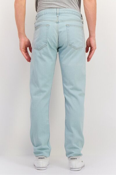 rag & bone Men Classic Fit Mid Waist Washed Stretchable Denim, Blue