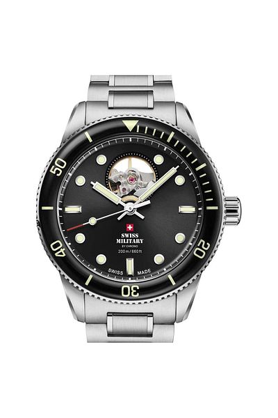 Swiss Military Mens Watch Sma34106.11, Automatic, 42mm, 20atm