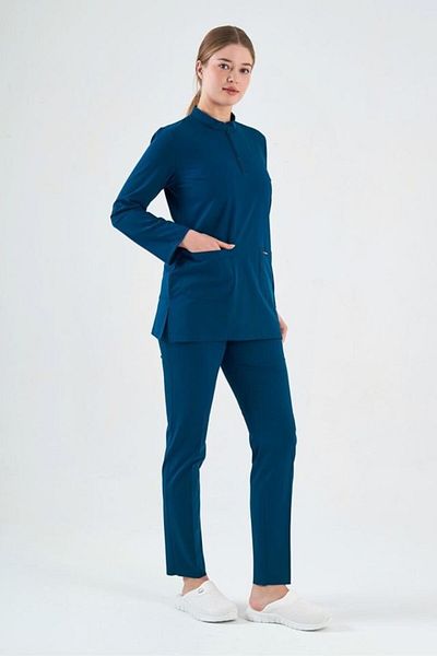 Owlet Medikal Set de lungime tunică Lycra Petrol Blue