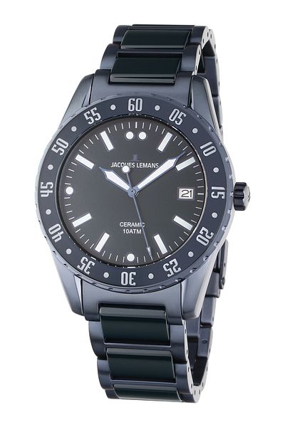 Jacques Lemans Ανδρικό Ρολόι 42-10e, Quartz, 42mm, 10atm