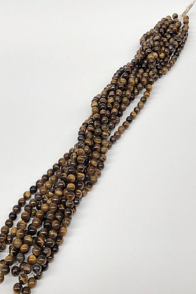 Hayalperest boncuk Tiger Eye Natural Stone Bead 8 Mm