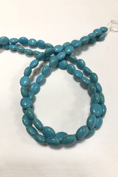Hayalperest boncuk Turquoise Natural Stone Bead Almond