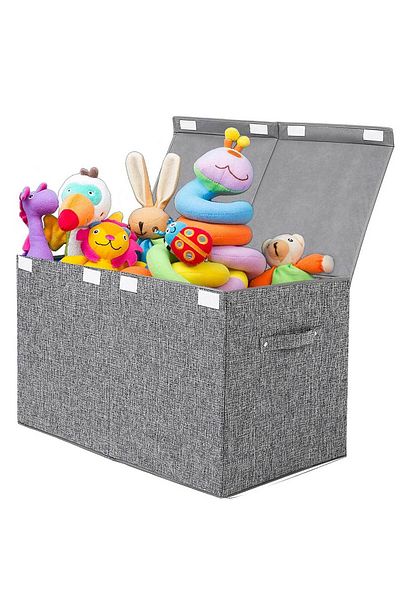 RevuBaby Large Toy Box Toy Storage Box Goods Collection Basket Organizer Puzzle Chest