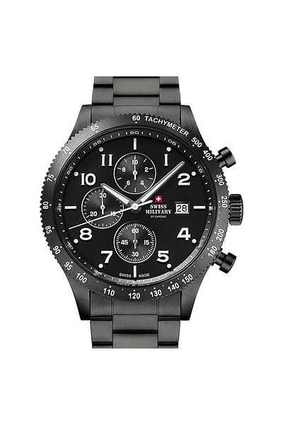 Swiss Military Mens Watch By Chrono Sm34084.03, Quartz, 42mm, 10atm