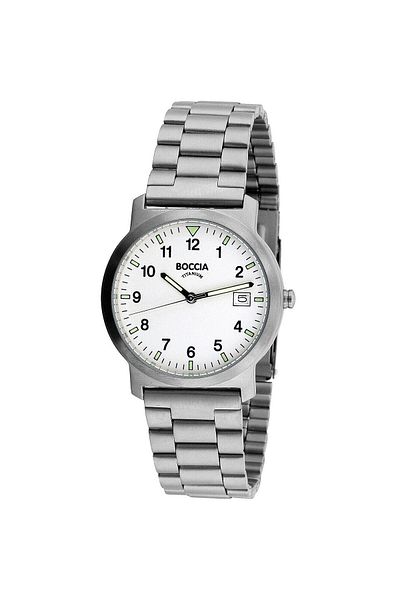 Boccia Mens Watch 3630-02, Quartz, 37mm, 5atm