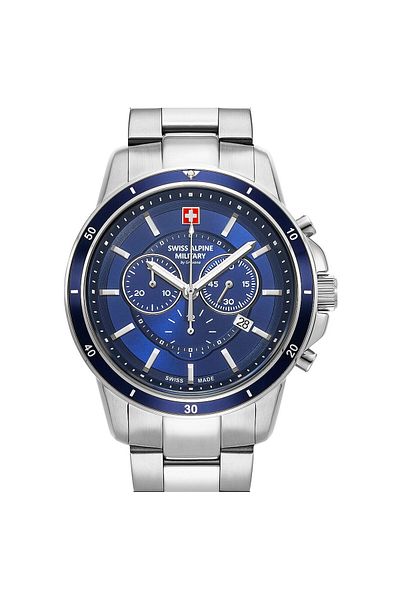 Swiss Alpine Military Mens Watch Swiss Military 7089.9135, Quartz, 44mm, 10atm