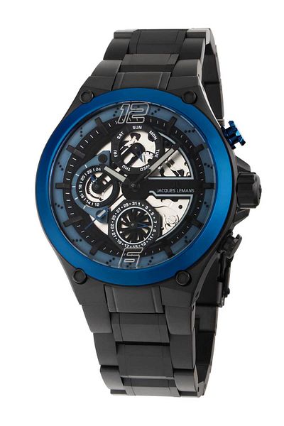Jacques Lemans Ανδρικό ρολόι 1-2150g, Quartz, 43mm, 10atm