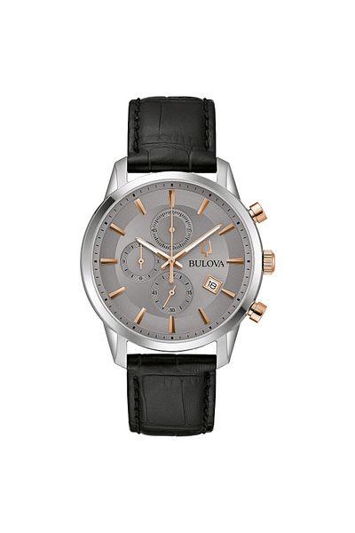Bulova Mens Watch 98b409, Quartz, 41mm, 3atm