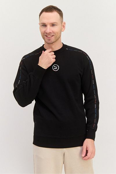 Puma Men Sportswear Fit Long Sleeves Outdoor Sweatshirt, Black
