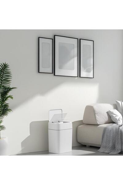 KAREN BANYO Coș de gunoi cu senzor automat alb 12 LT 4147