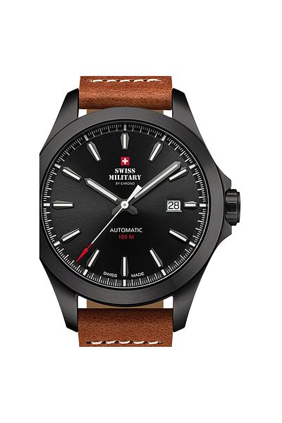 Swiss Military Mens Watch By Chrono Sma34077.11, Automatic, 42mm, 10atm