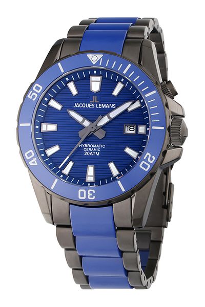 Jacques Lemans Ανδρικό ρολόι Jacques Lemans 1-2222C, Quartz, 42mm, 20ATM
