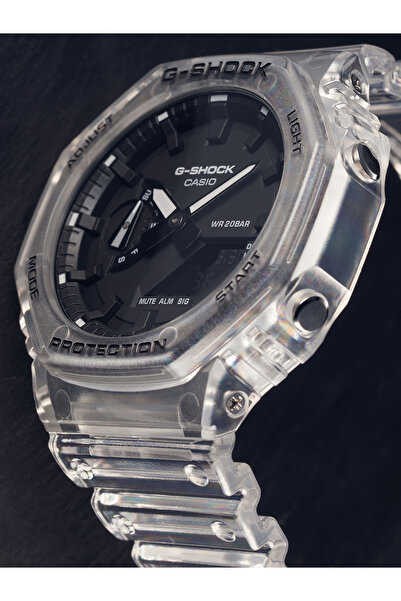 Casio Ανδρικό ρολόι Casio GA-2100SKE-7AER, Quartz, 45mm, 20ATM