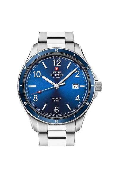 Swiss Military Ανδρικό ρολόι Swiss Military SM34096.03, Quartz, 42mm, 5ATM
