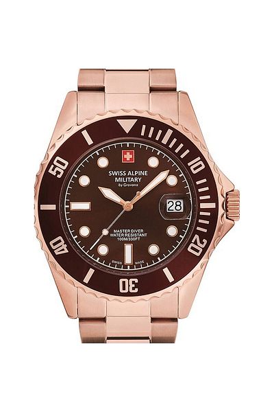 Swiss Alpine Military Mens Watch Swiss Military 7053.1166, Quartz, 42mm, 10atm
