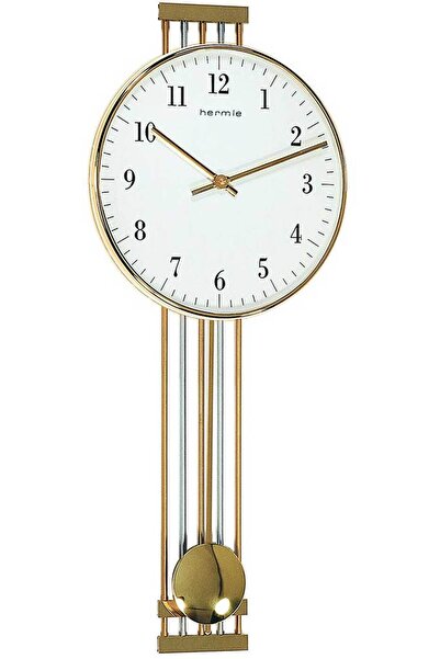 Hermle Wall Clock 70722-002200, Quartz, White, Analogue, Classic