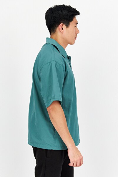 Fila Men Sportswear Fit Brand Logo Training Polo Shirt, Green